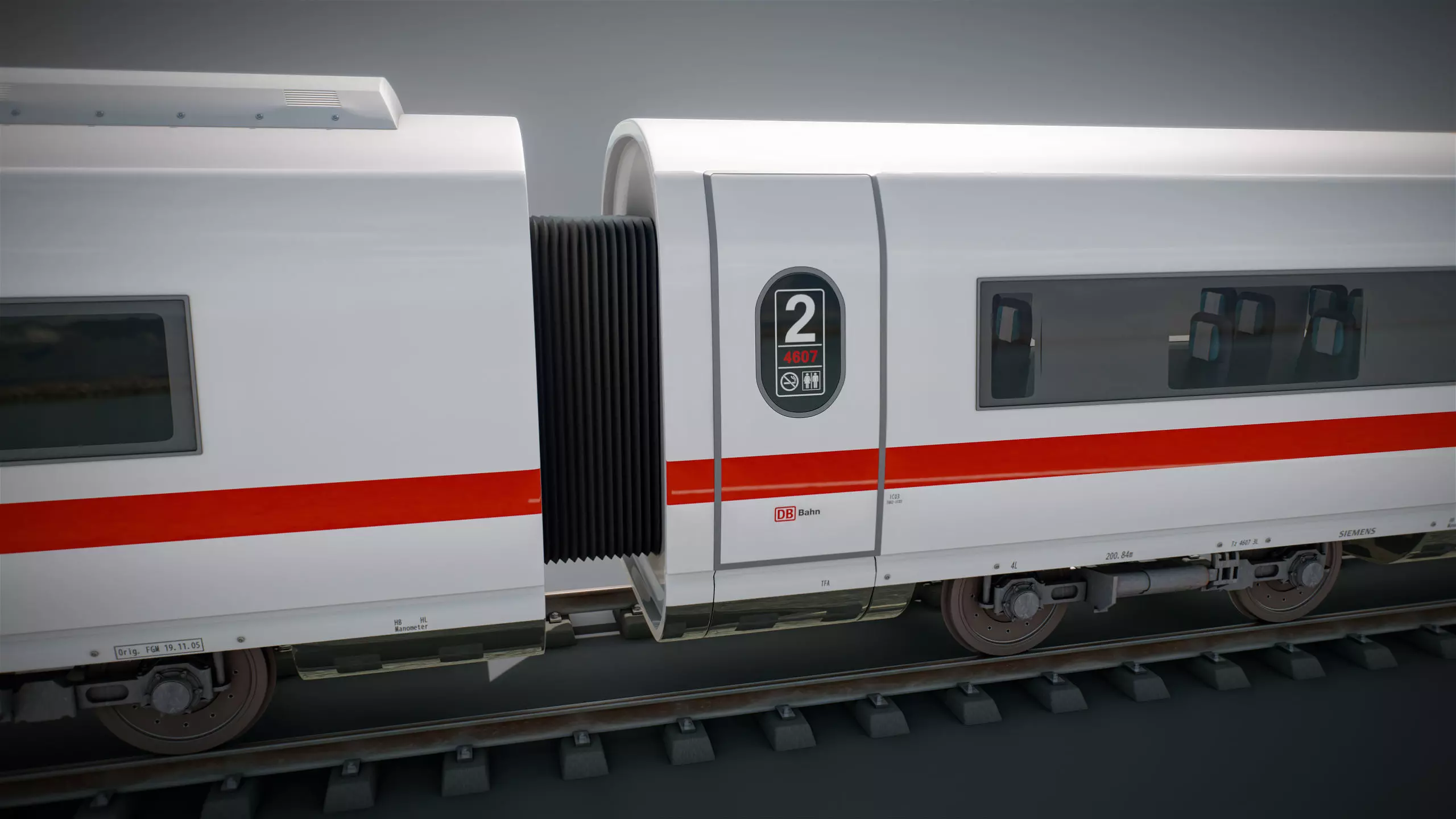 High Speed Train Velaro - German ICE 3 3D model_20