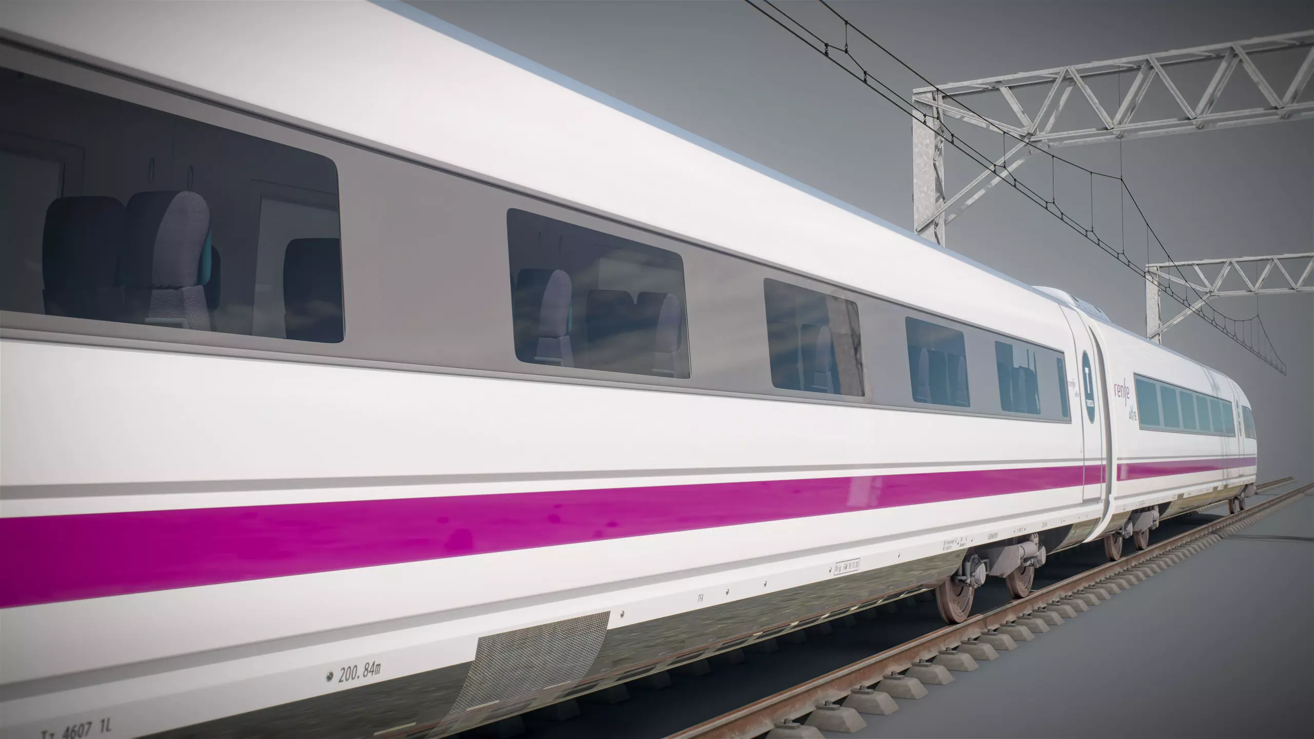 High Speed Train Velaro - Spanish AVE 3D model_8
