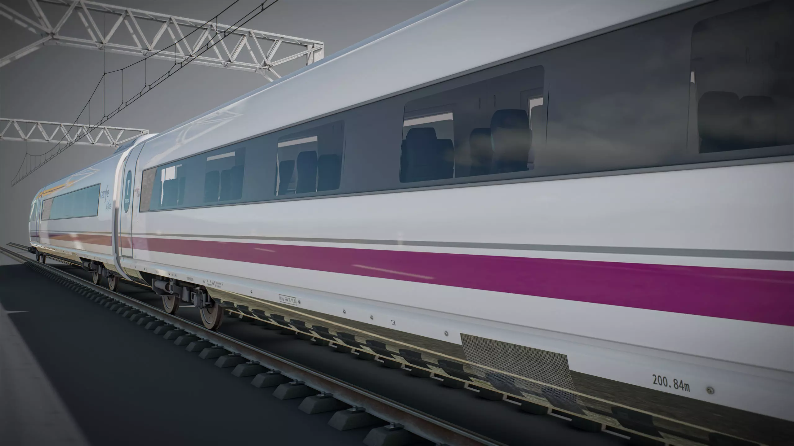 High Speed Train Velaro - Spanish AVE 3D model_7
