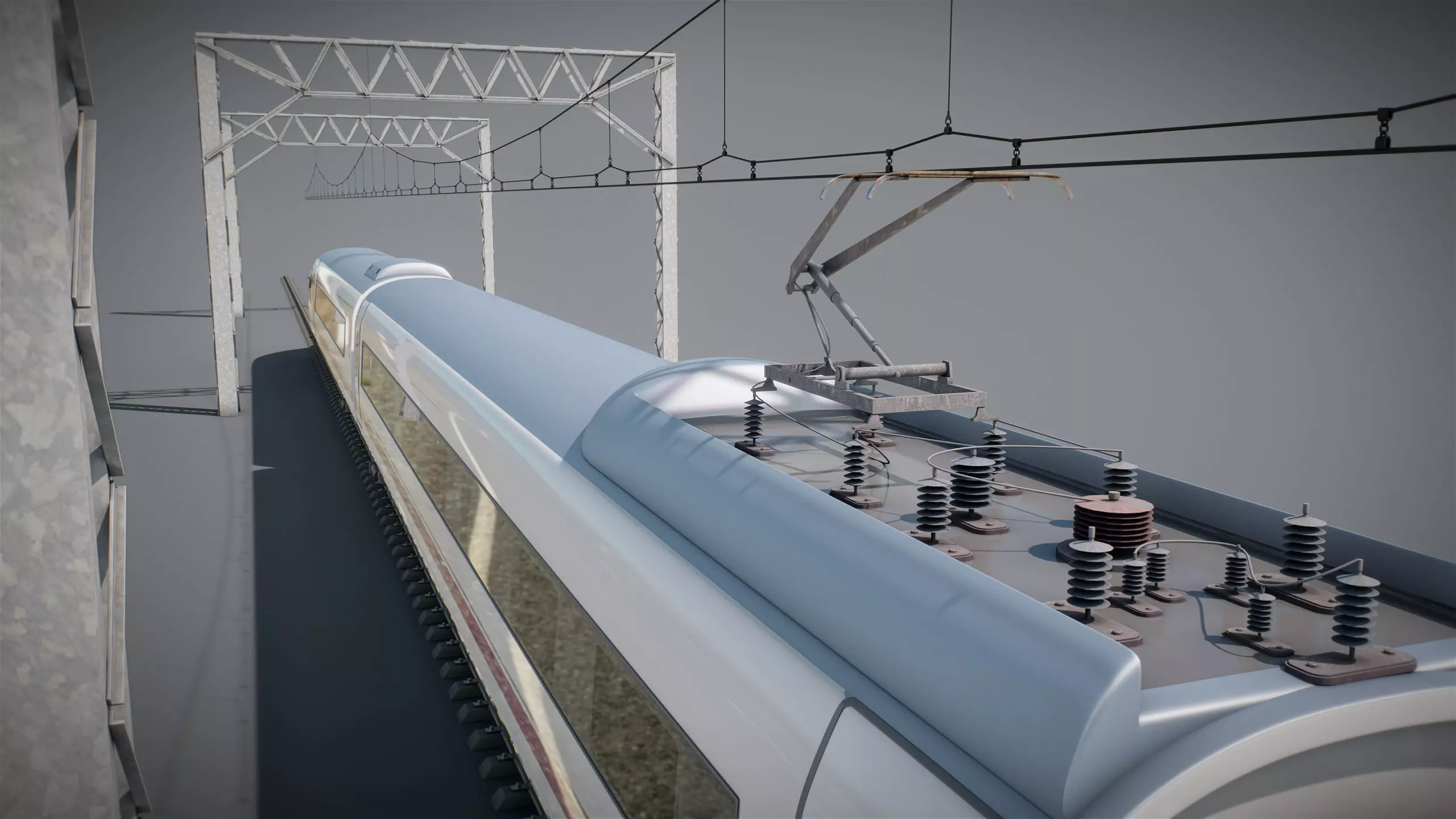High Speed Train Velaro - Spanish AVE 3D model_28