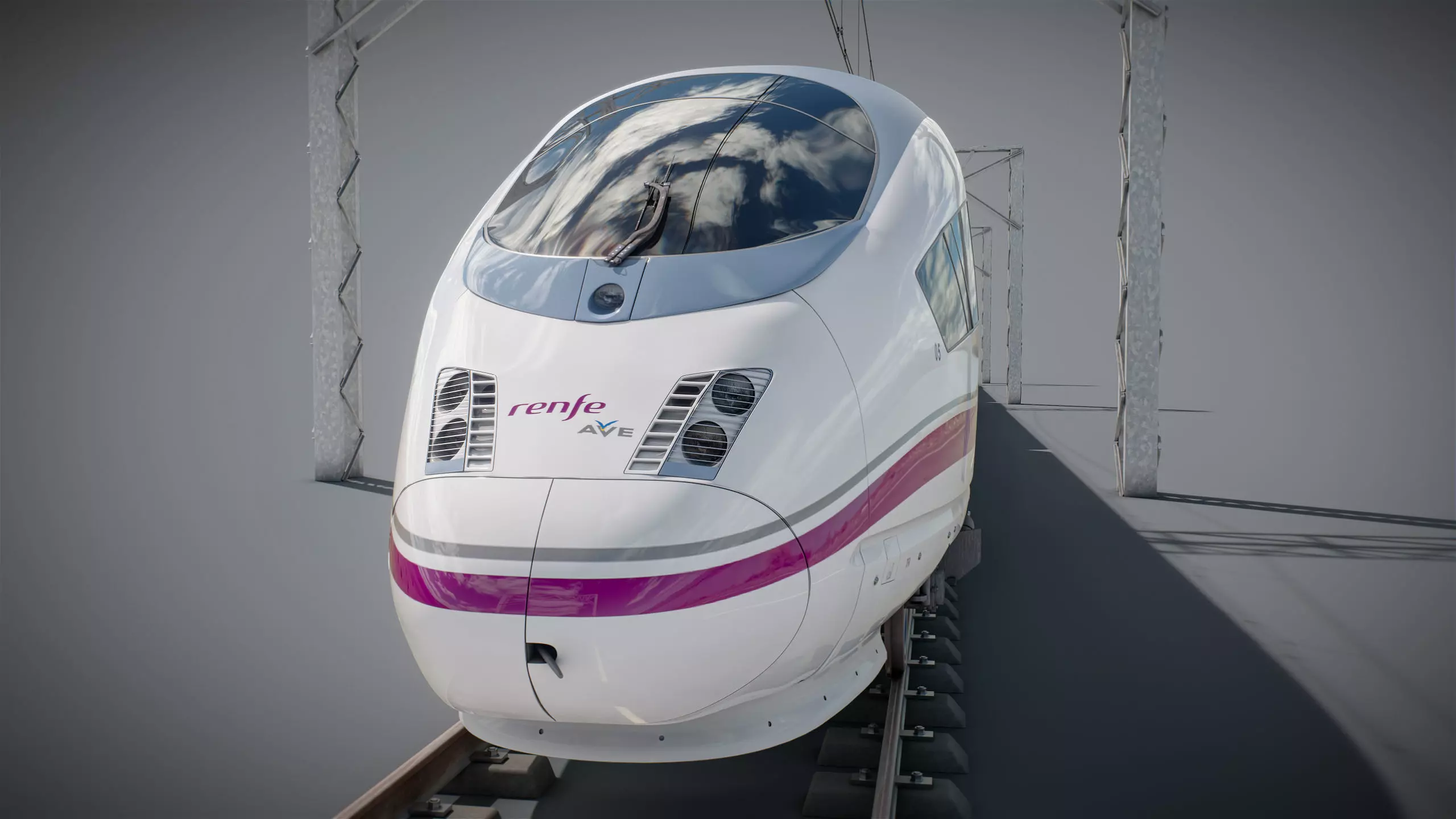 High Speed Train Velaro - Spanish AVE 3D model_20