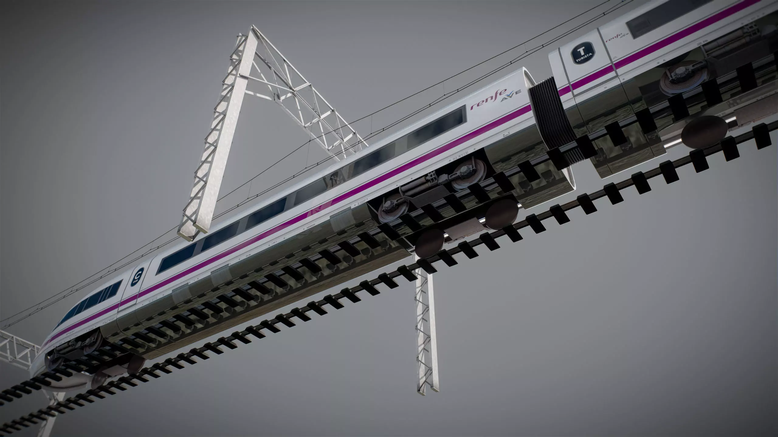 High Speed Train Velaro - Spanish AVE 3D model_27