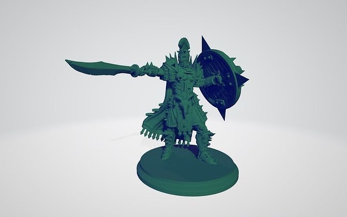 Warrior  Figurine 3d print  3D print model