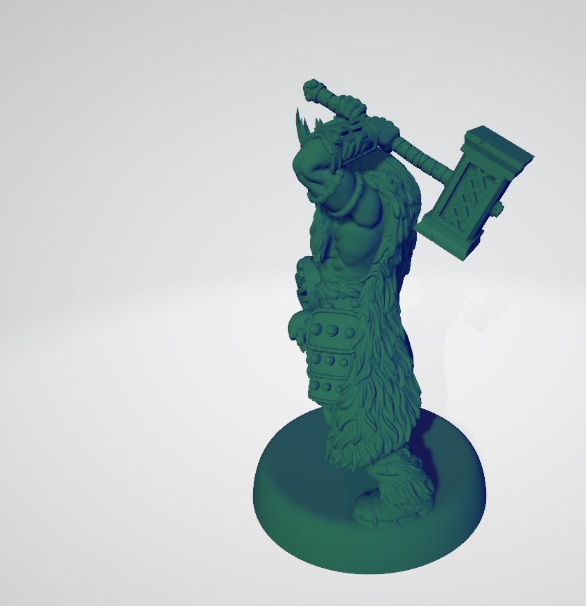 Viking 3 D FIGURINE PRINT 3D print model_1