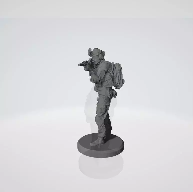 Solider USA 3D Figurine print 3D print model