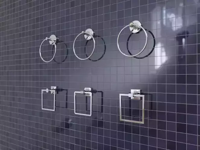 Realistic Towel Holder