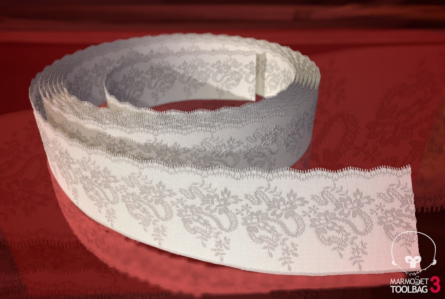 Fabric Vol 03 - Lace Trims PBR Texture_8