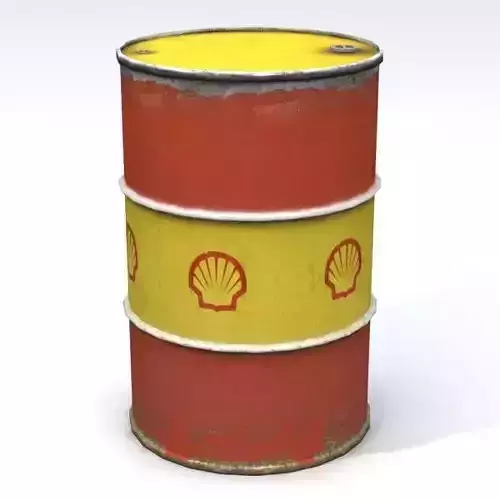 Rusty Shell 55 Gallon Drum