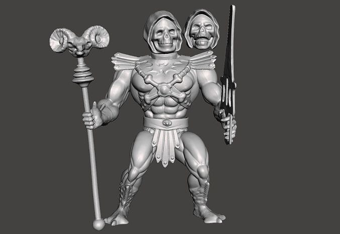 SKELETOR TOY TOPS MOTU VINTAGE ACTION FIGURE COMPLETE 3D print model