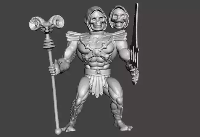 SKELETOR TOY TOPS MOTU VINTAGE ACTION FIGURE COMPLETE