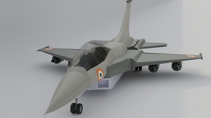 Indian Fighter Jet  Free low-poly 3D model
