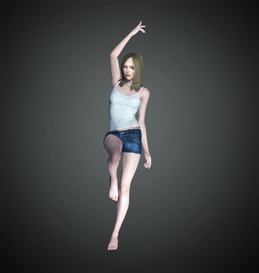 Unity Digital Human RH004 Free 3D model_6