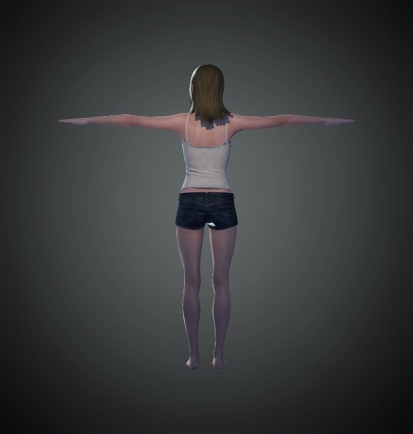 Unity Digital Human RH004 Free 3D model_3