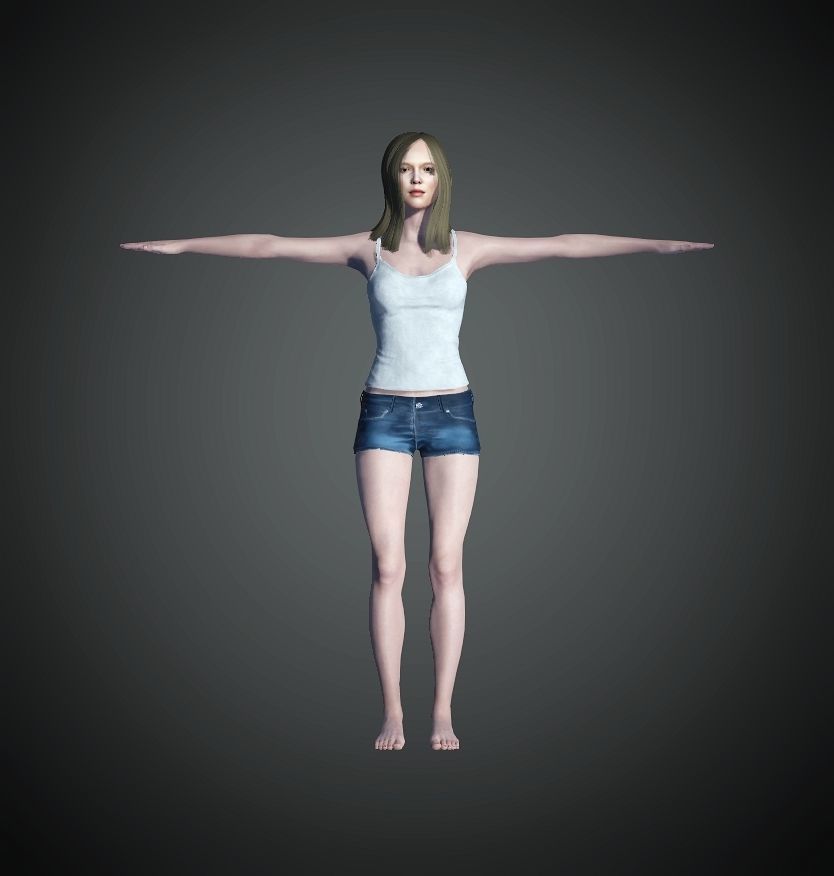 Unity Digital Human RH004 Free 3D model_1