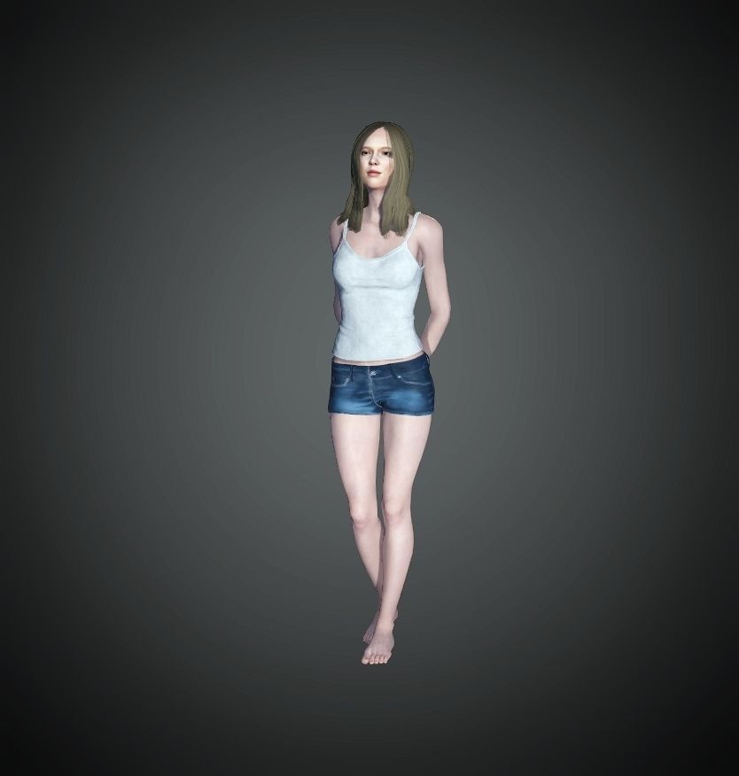 Unity Digital Human RH004 Free 3D model_7
