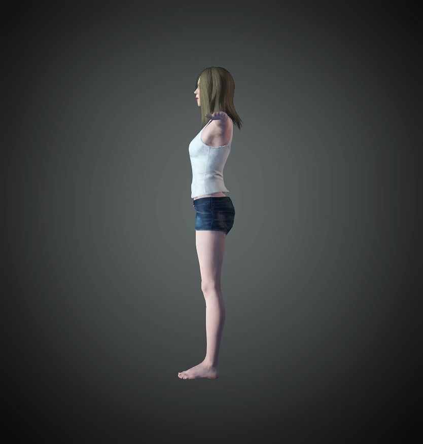 Unity Digital Human RH004 Free 3D model_2
