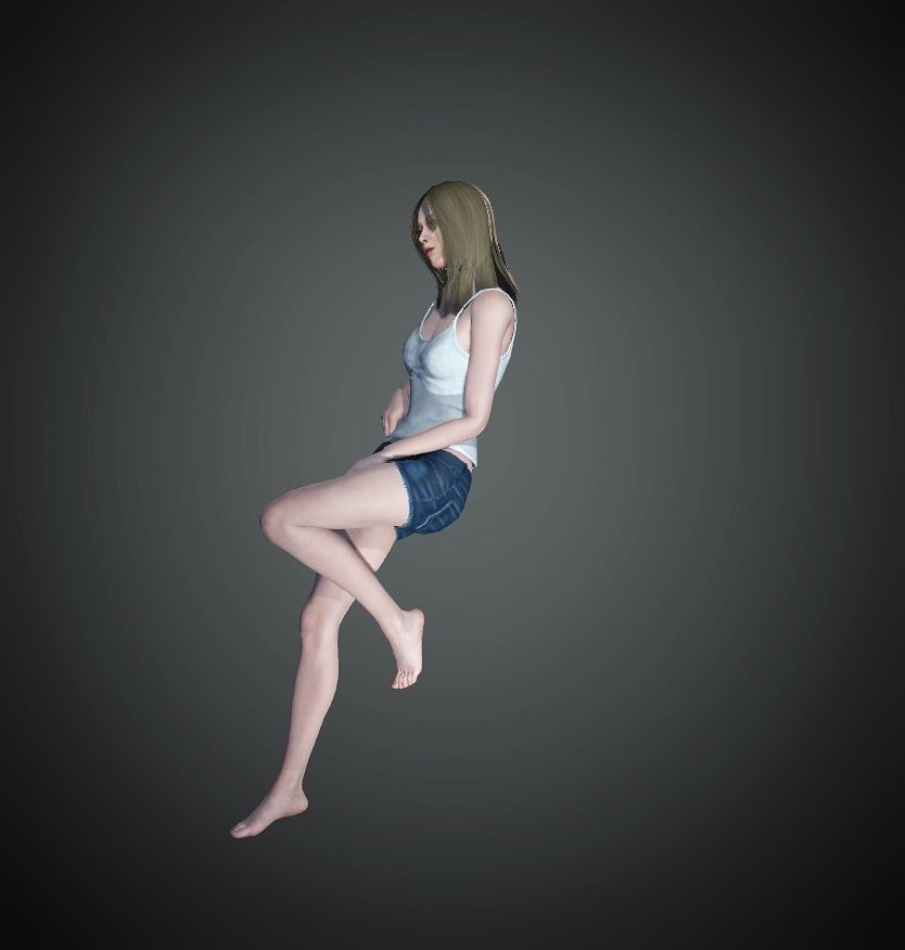Unity Digital Human RH004 Free 3D model_5
