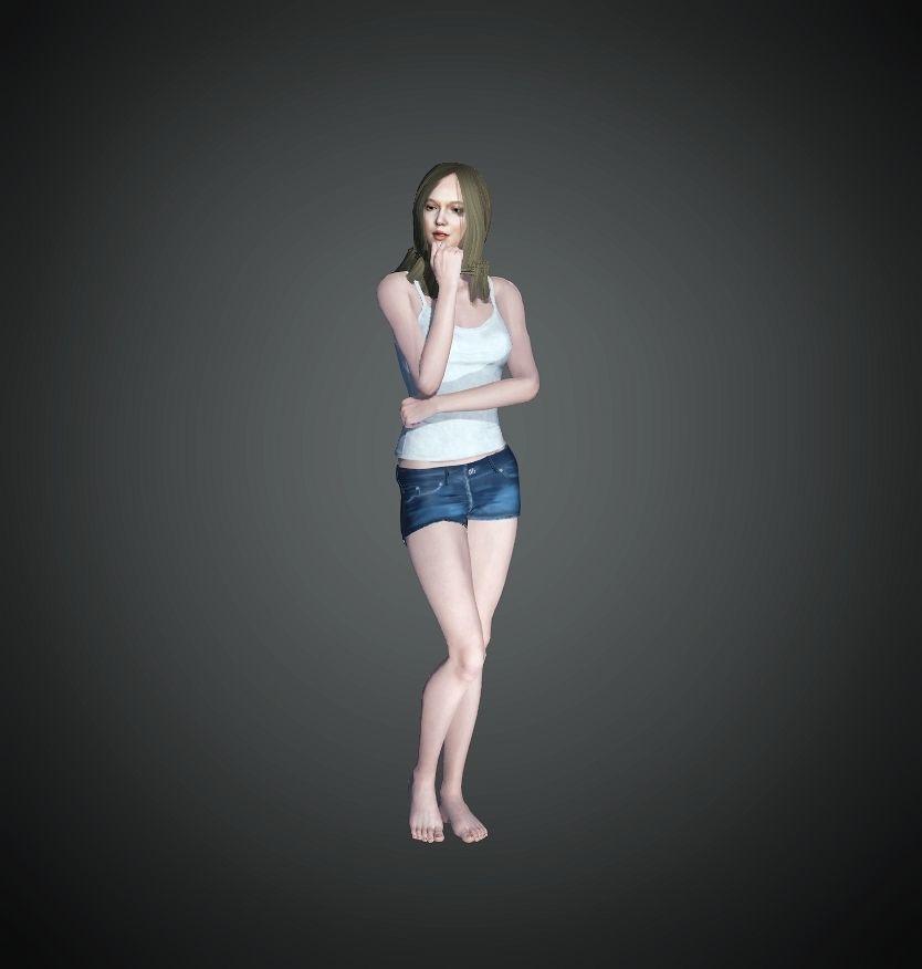 Unity Digital Human RH004 Free 3D model_9