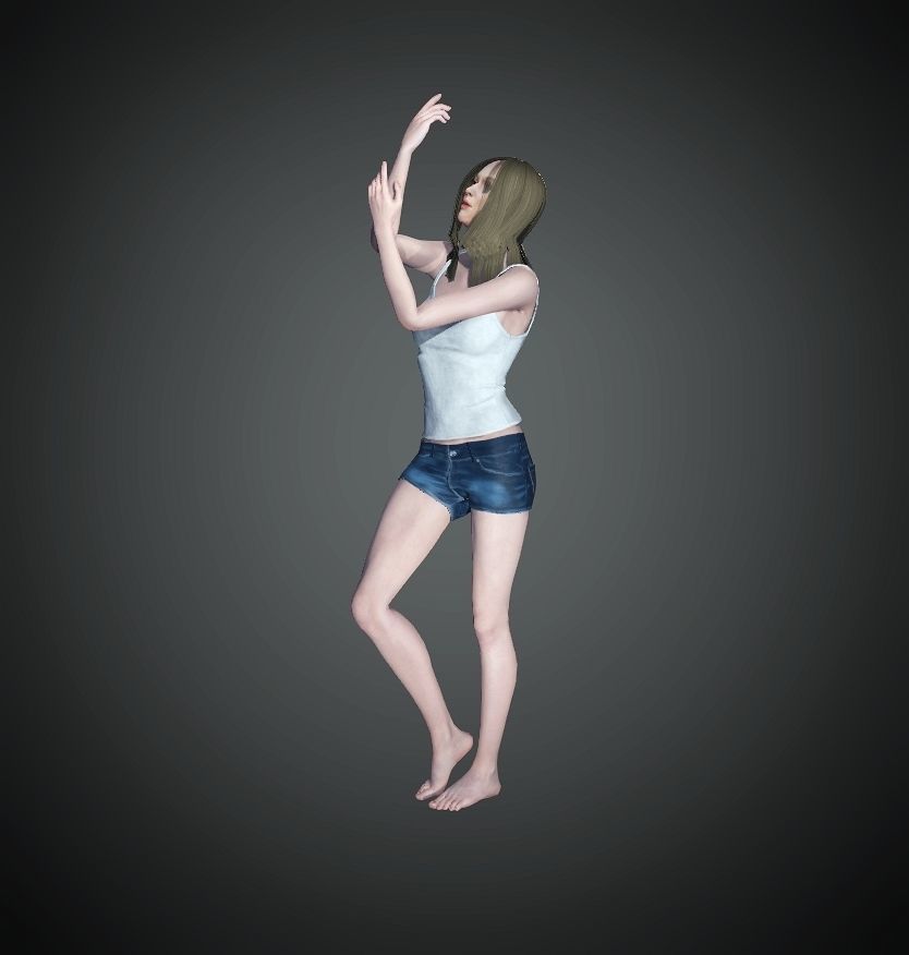 Unity Digital Human RH004 Free 3D model_10