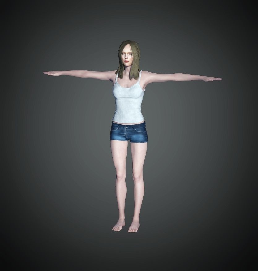 Unity Digital Human RH004 Free 3D model_4