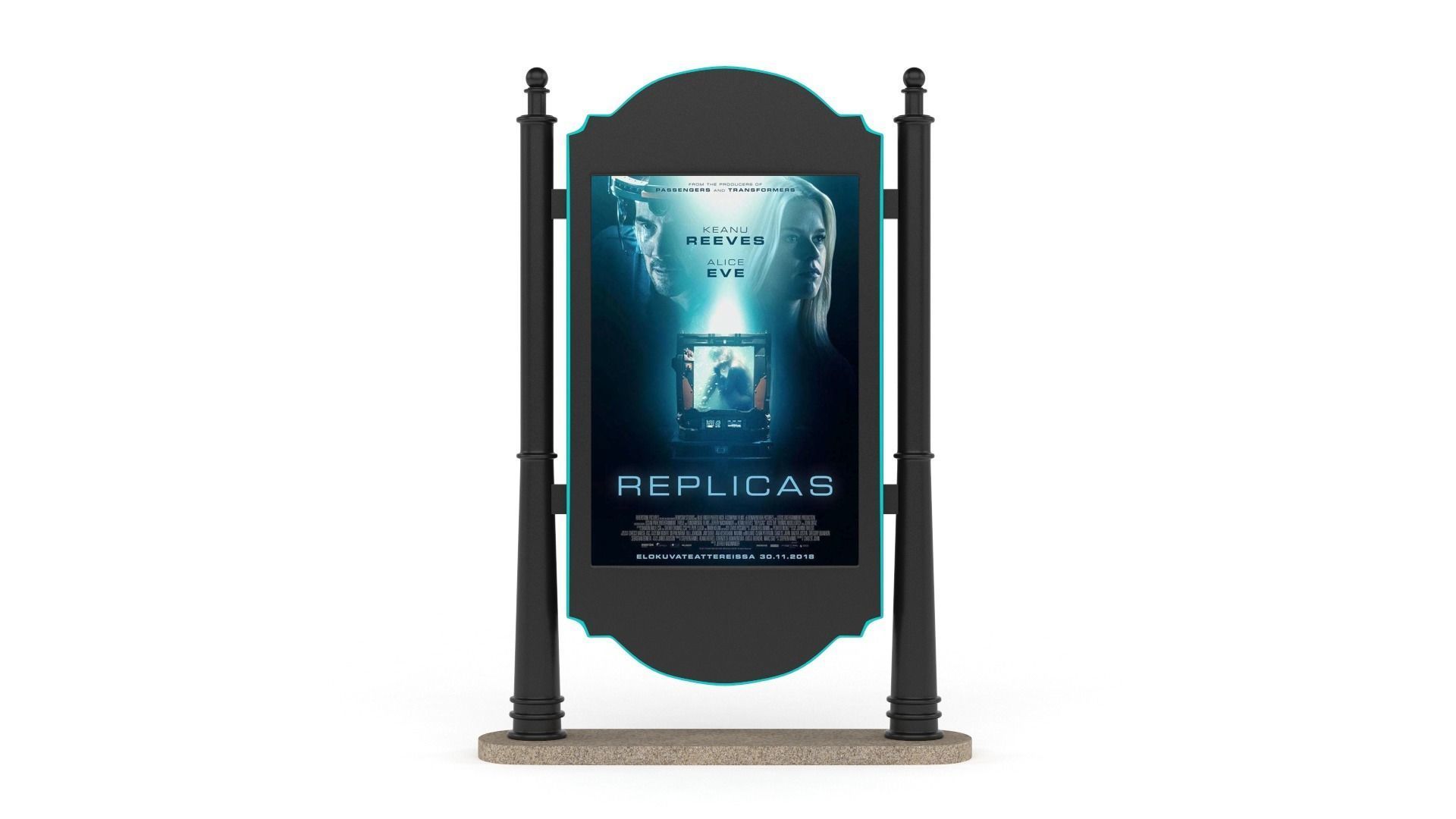 Information Kiosk 3D model_1