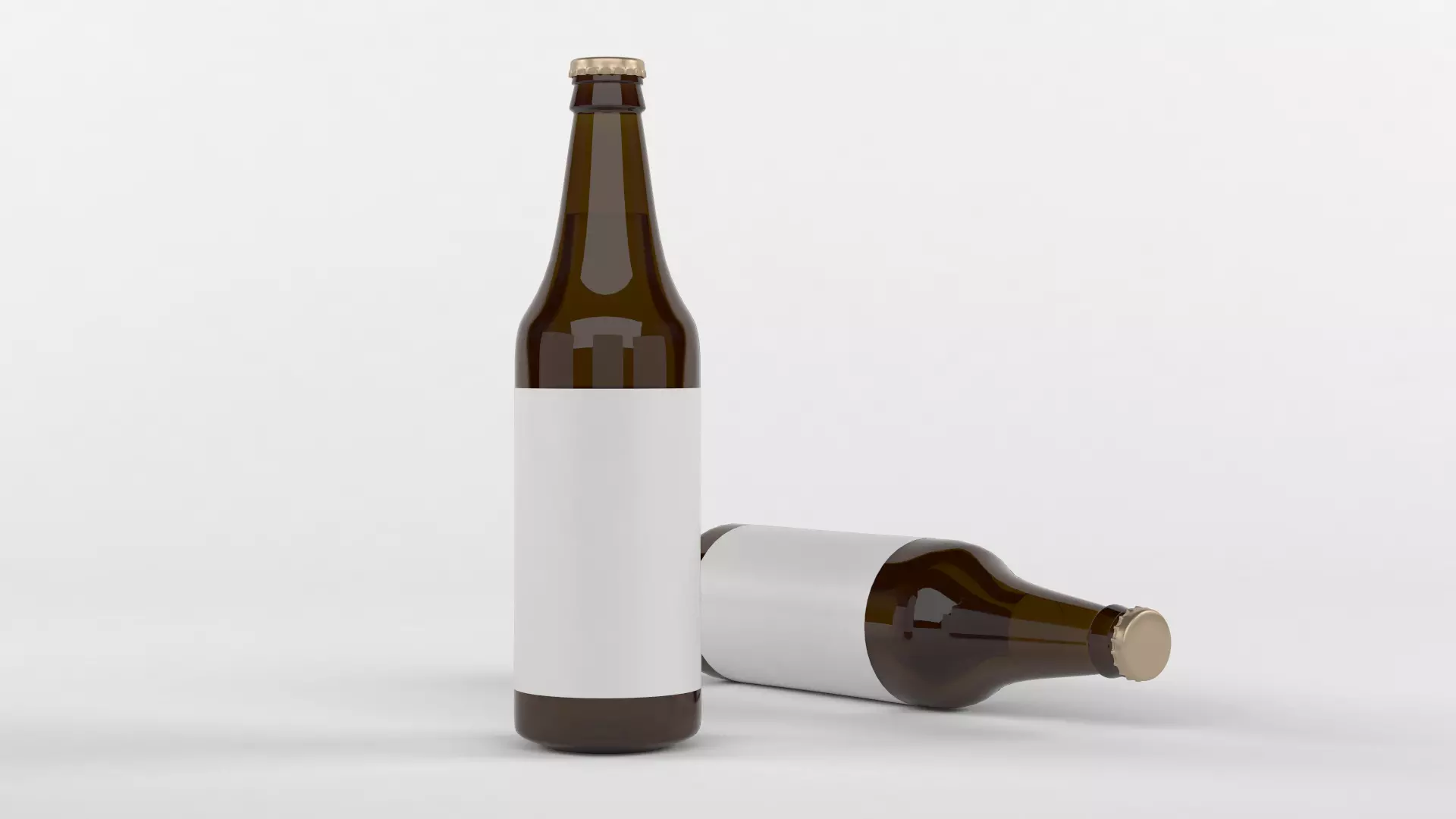 Beer Bottles 3D model_0