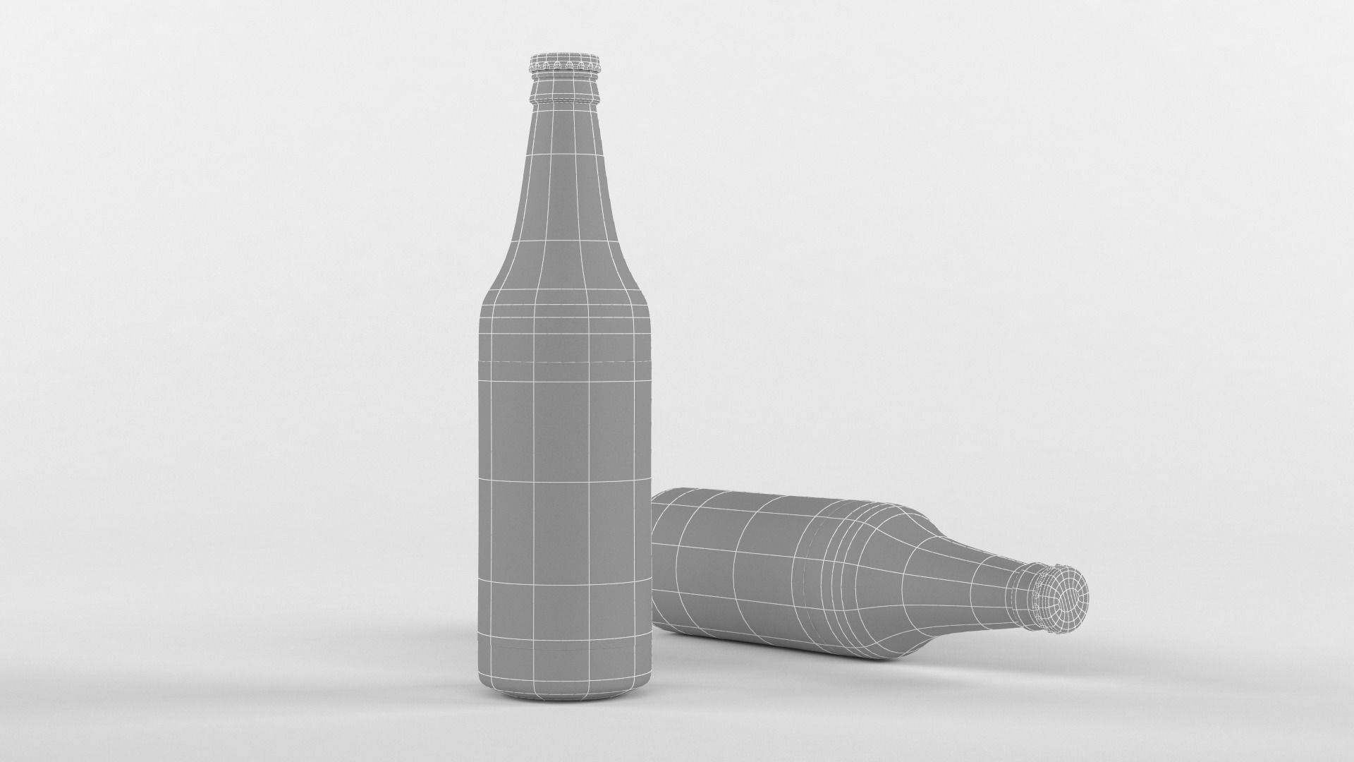 Beer Bottles 3D model_4