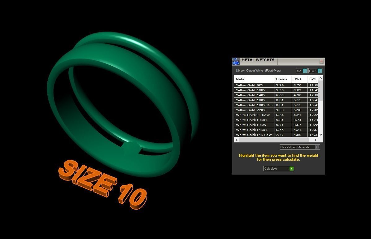 DOUBLE ROW STACK BAND RING MIX SIZE 4 5 6 7 8 9 10 3D print model_13