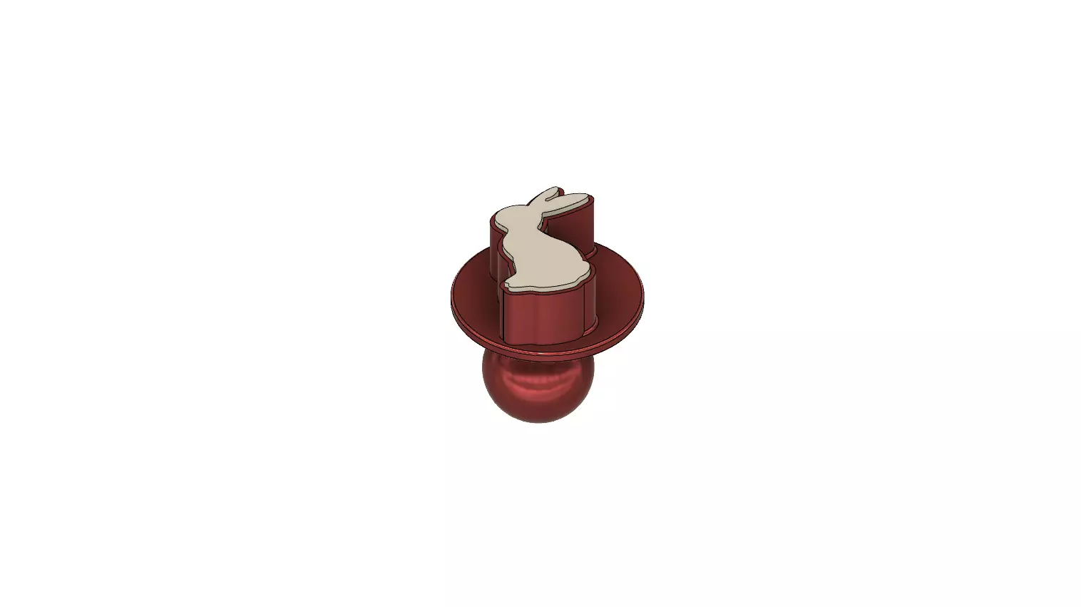 Osterhasten  Ausstechform fuer Kuchen 3D print model_0