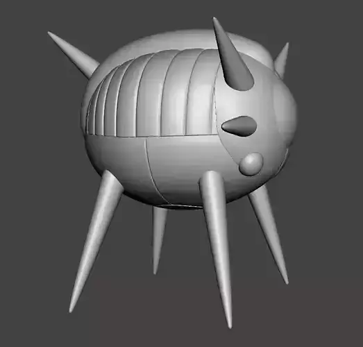Namek Spaceship 3D Model 3D print model