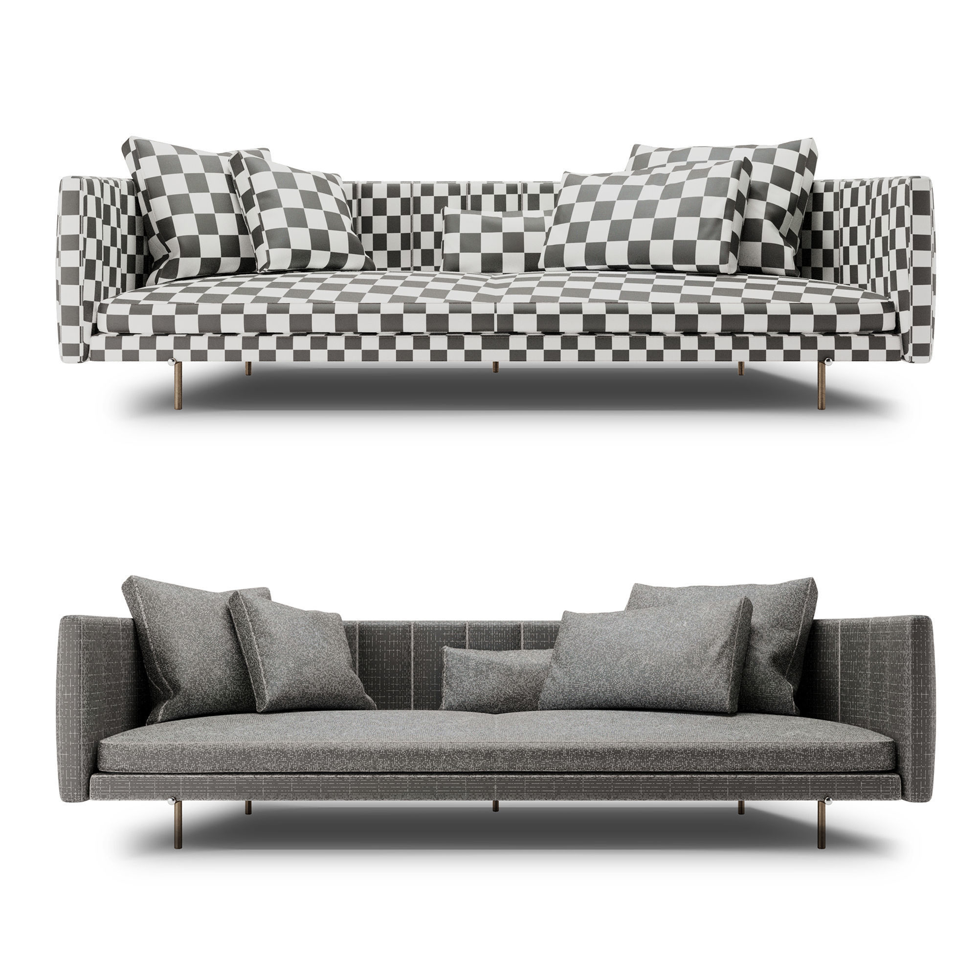 TORII Minotti Sofa 3D model_3