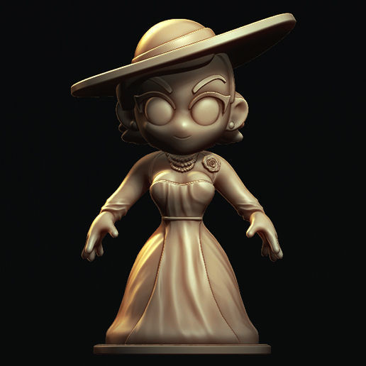 LADY DUMITRESCU Resident Evil 8 Village  3D print model_1