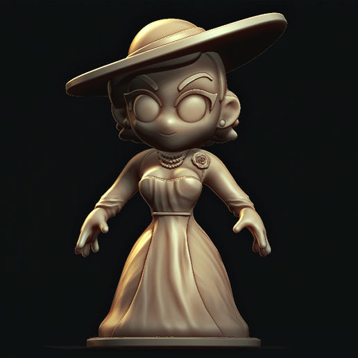 LADY DUMITRESCU Resident Evil 8 Village  3D print model_2