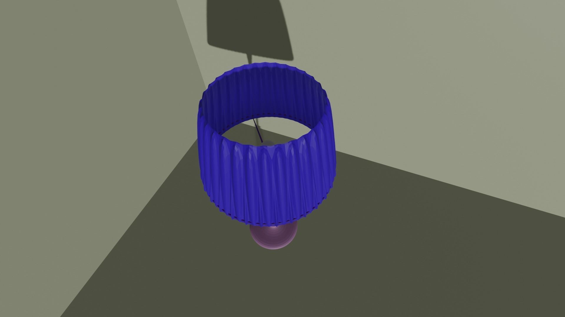 old fashioned lamp 3D model_2