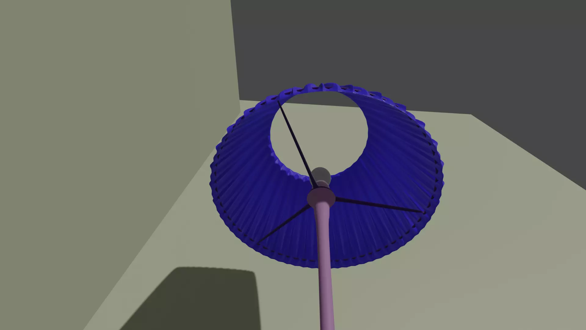 old fashioned lamp 3D model_0