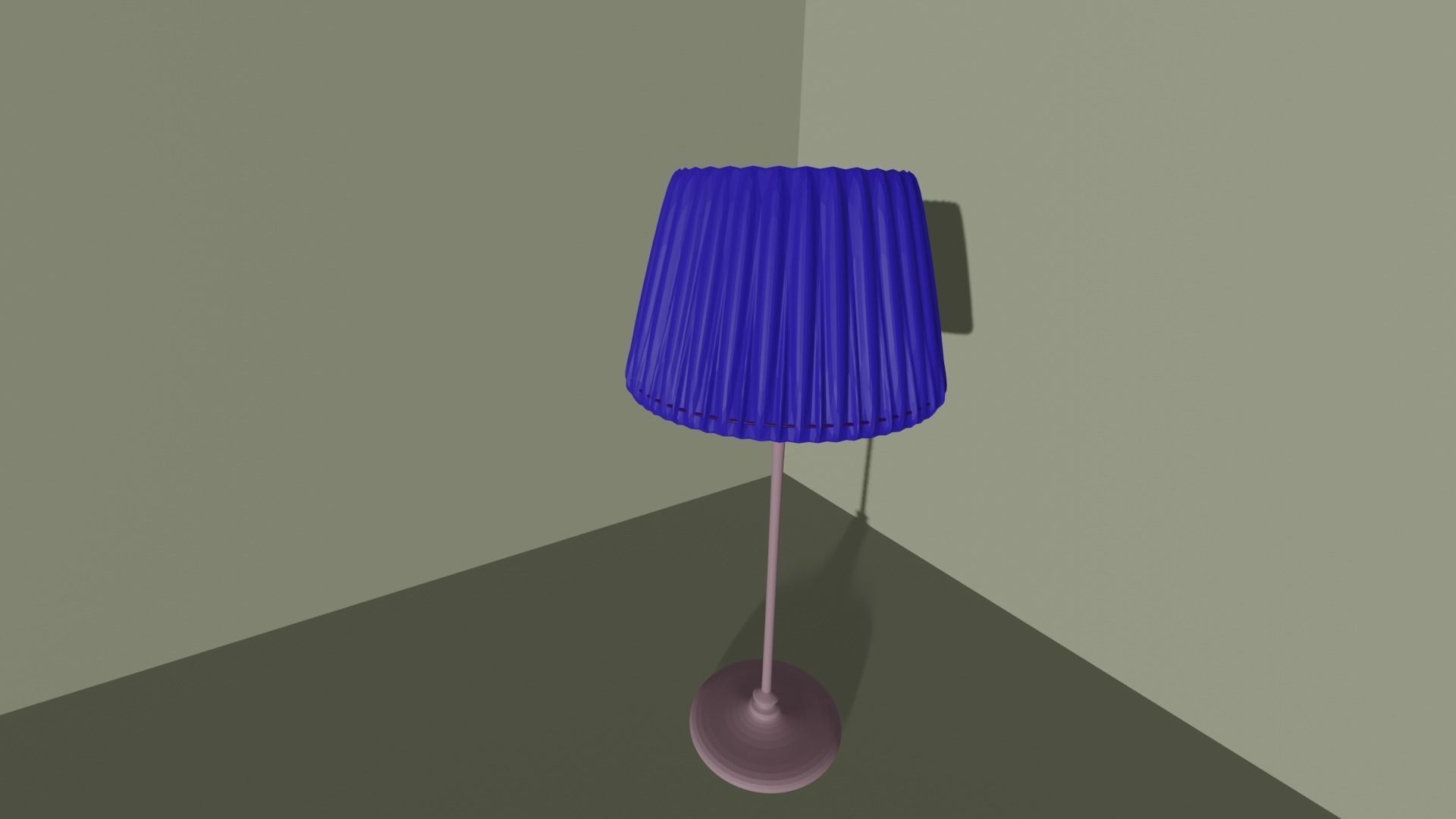 old fashioned lamp 3D model_4