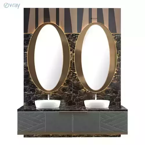LUXURY - Wash Basin-02 3D model