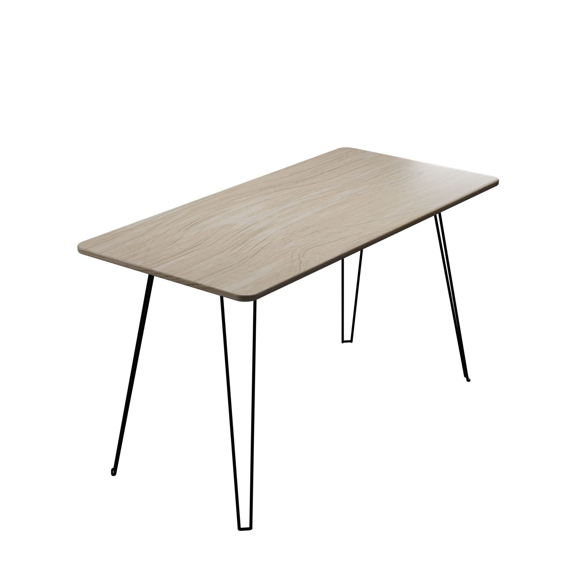 Dining Table Set001  3D model_4