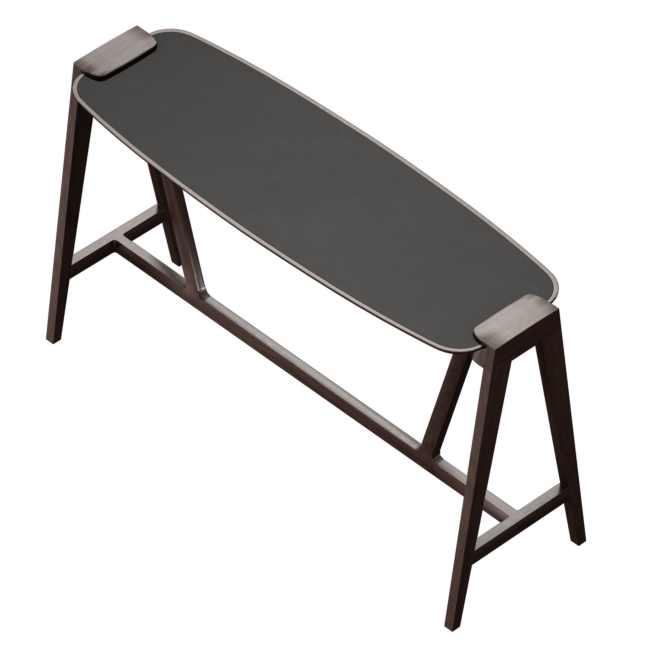 Harris Console Table Crate and Barrel 3D model_7