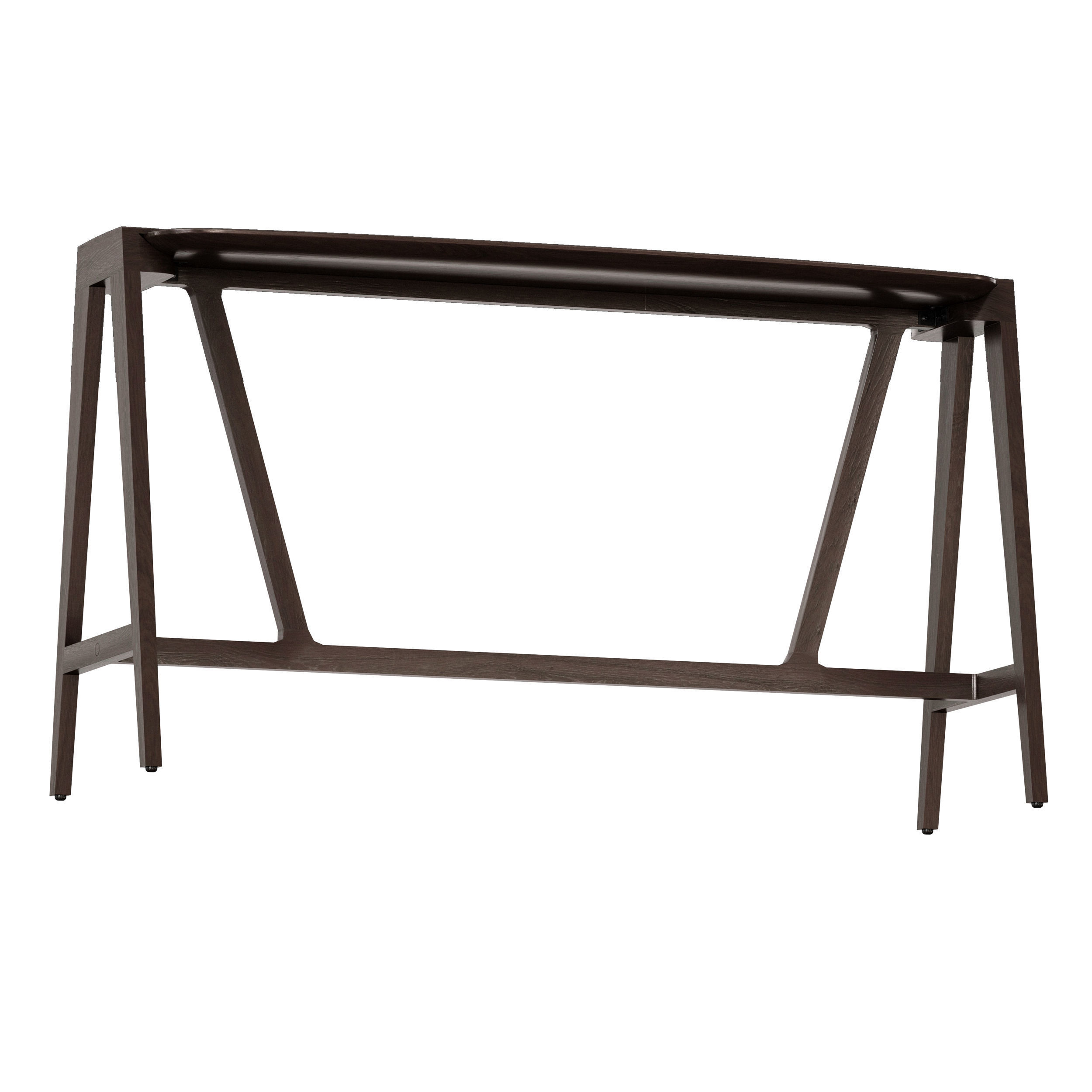 Harris Console Table Crate and Barrel 3D model_1