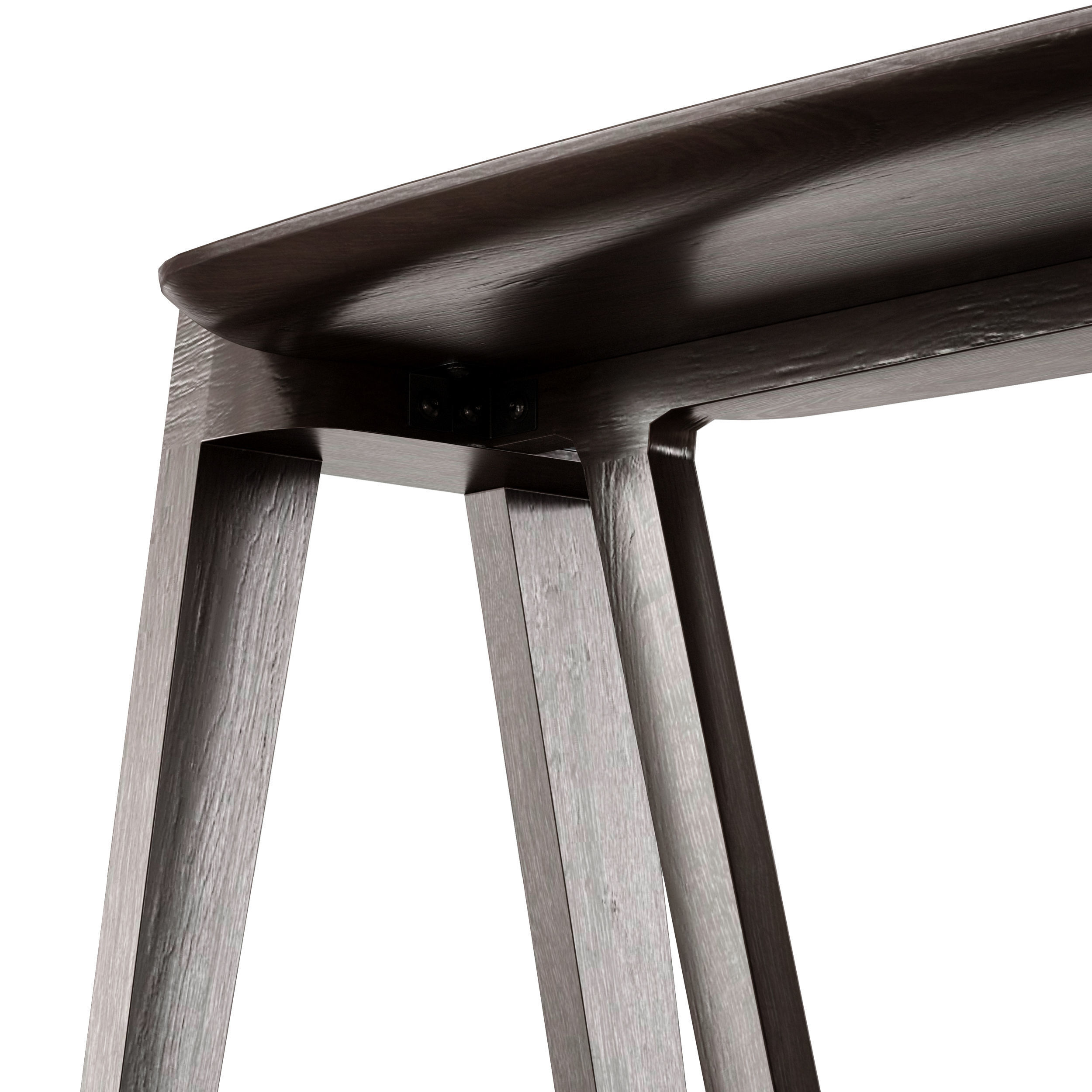 Harris Console Table Crate and Barrel 3D model_9