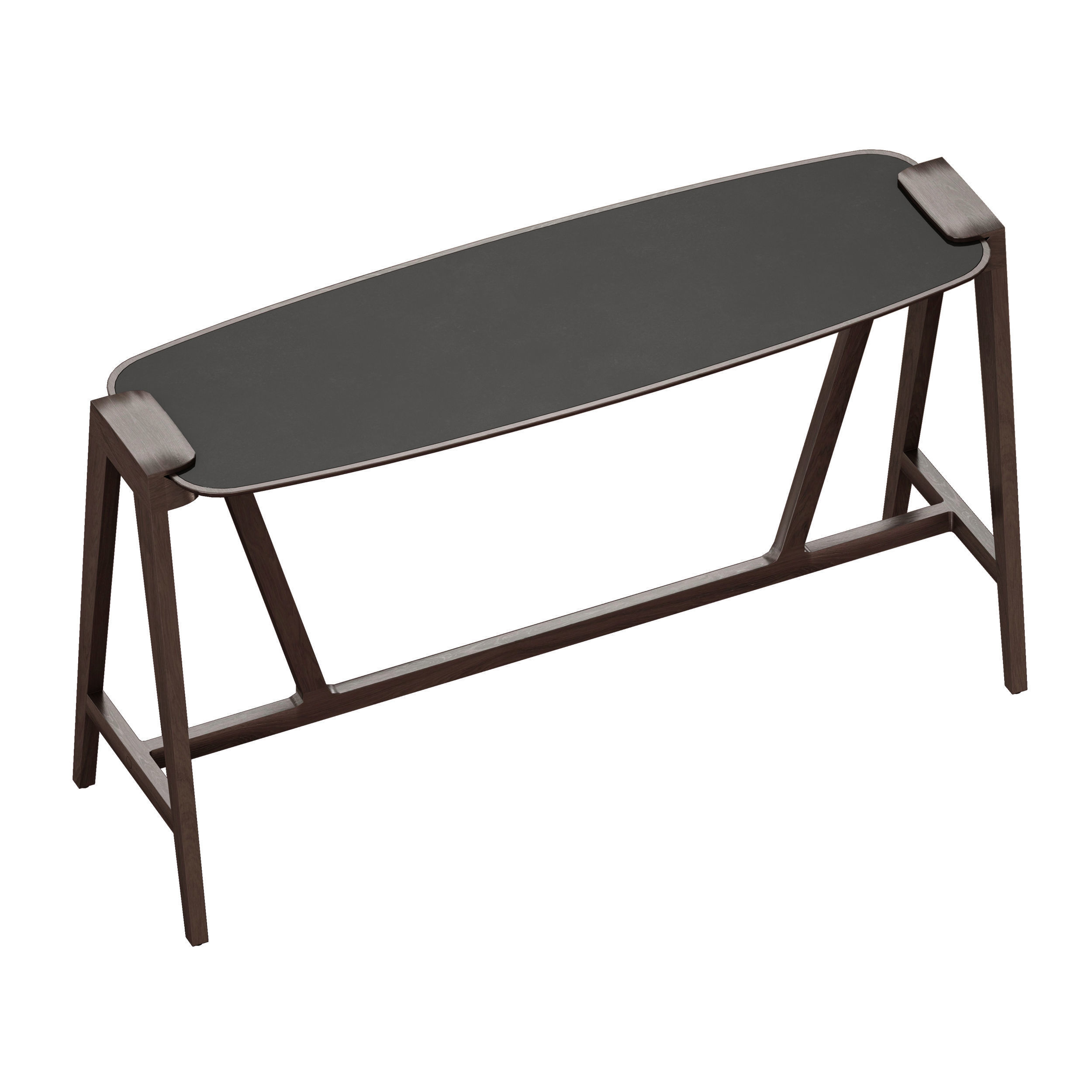Harris Console Table Crate and Barrel 3D model_2