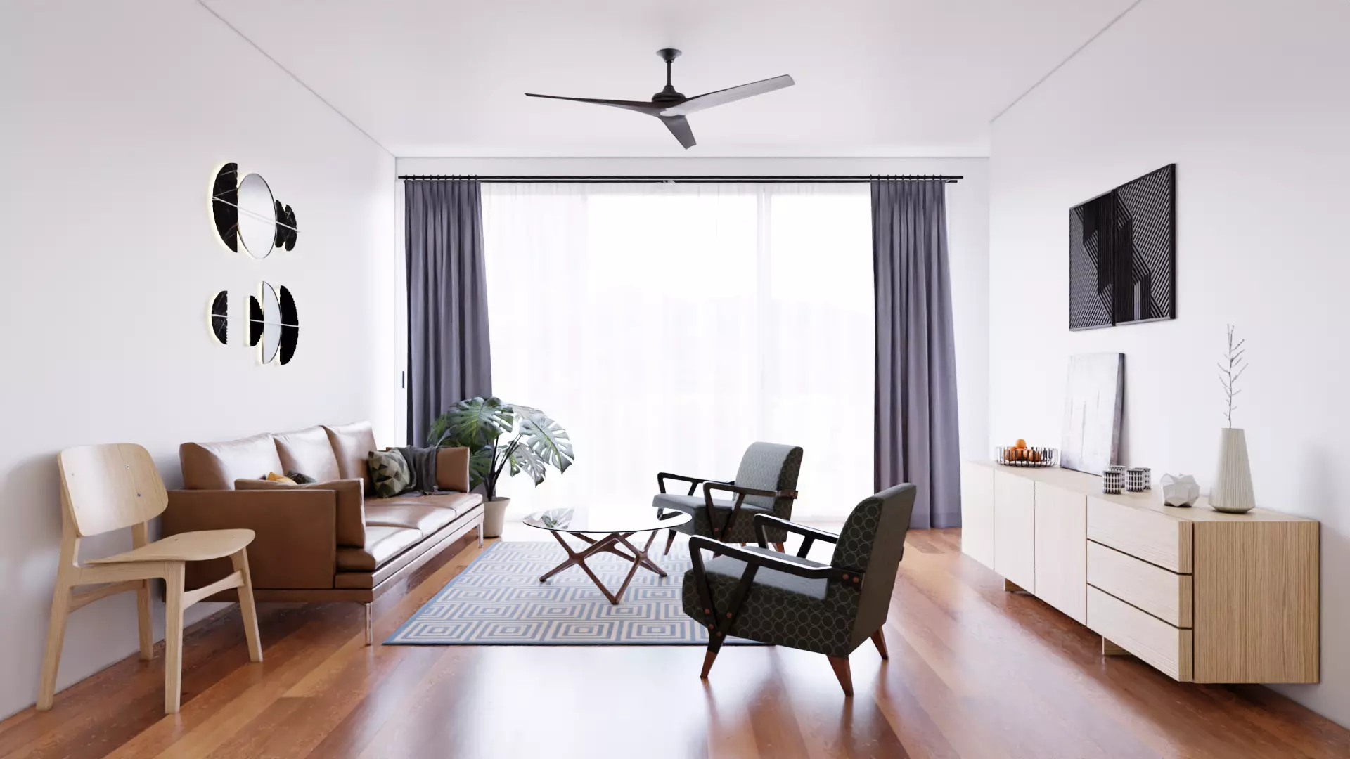 living room 3D model_0