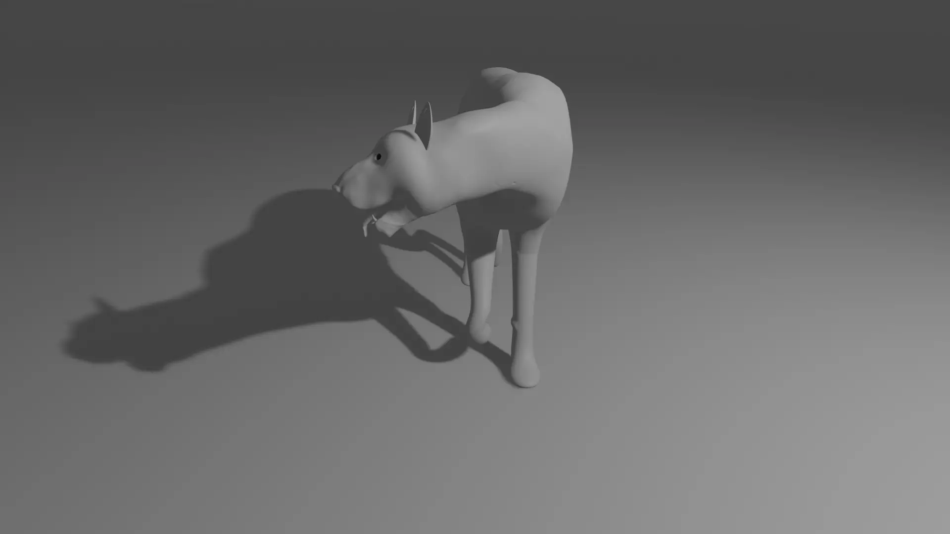 Wolf Wolf the dangerous dog Free 3D model
