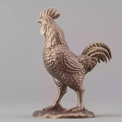 Rooster bronze