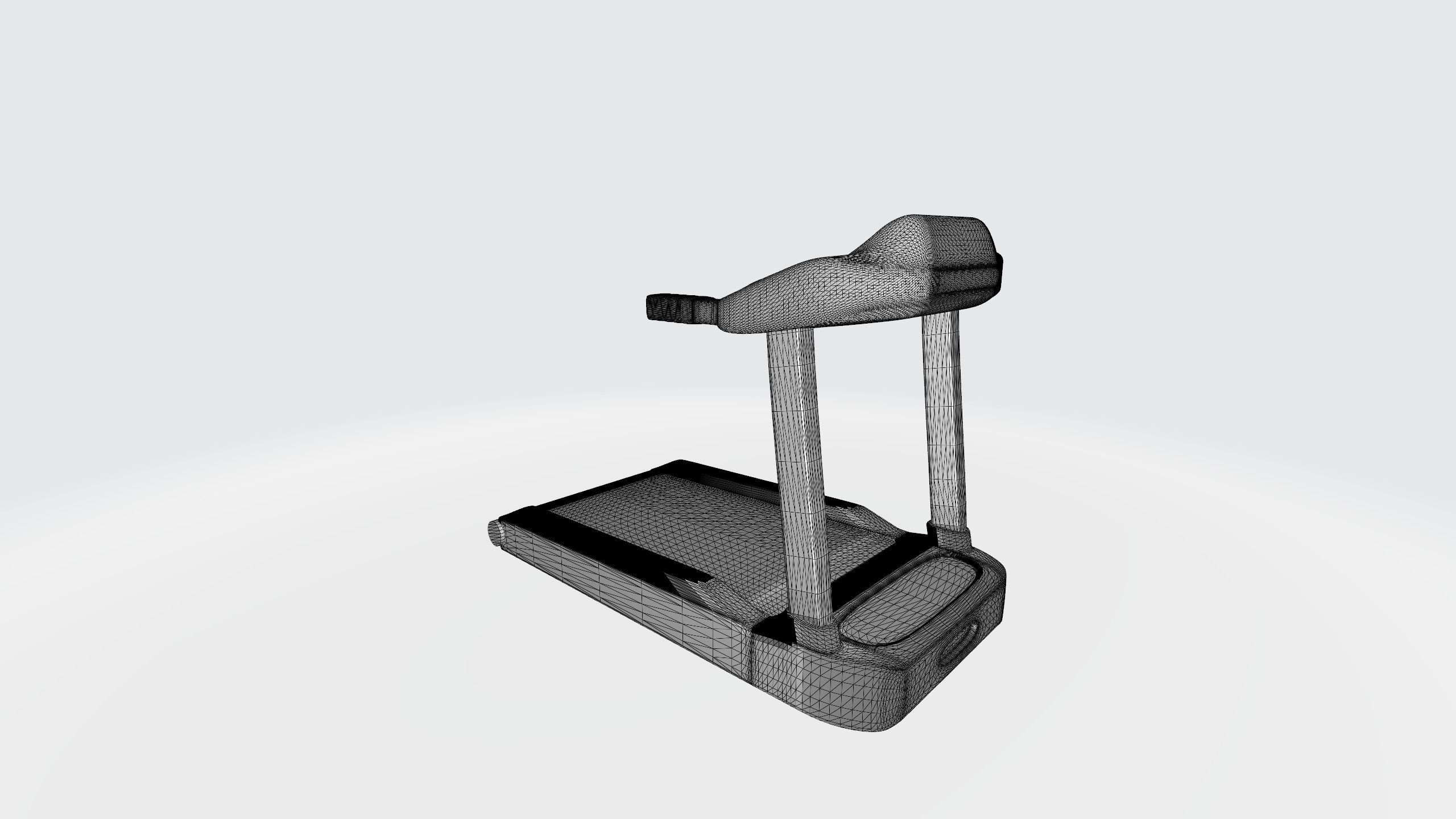 Treadmill tread machine 3D print model_4