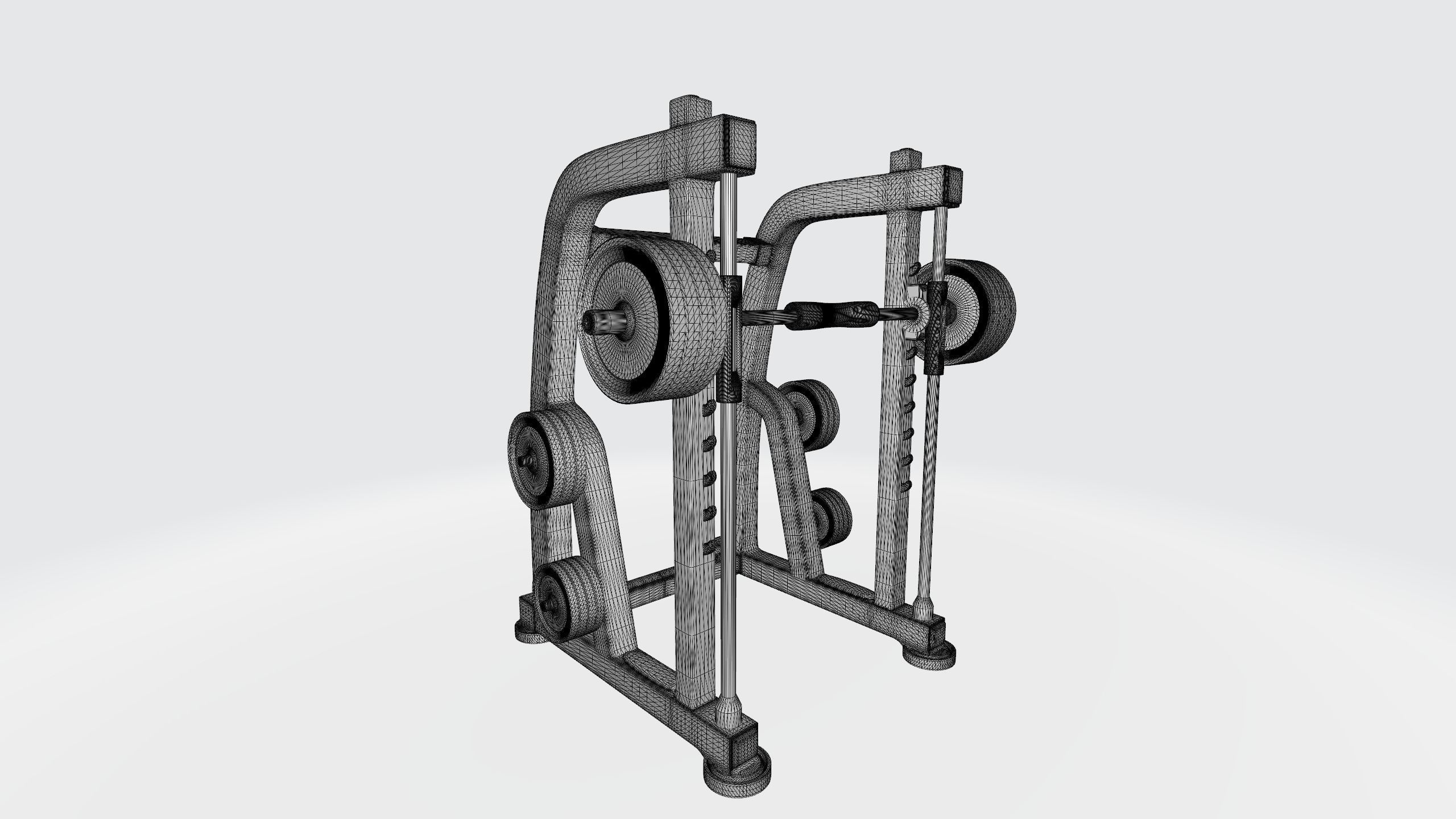 Smiths car trainer 3D print model_3