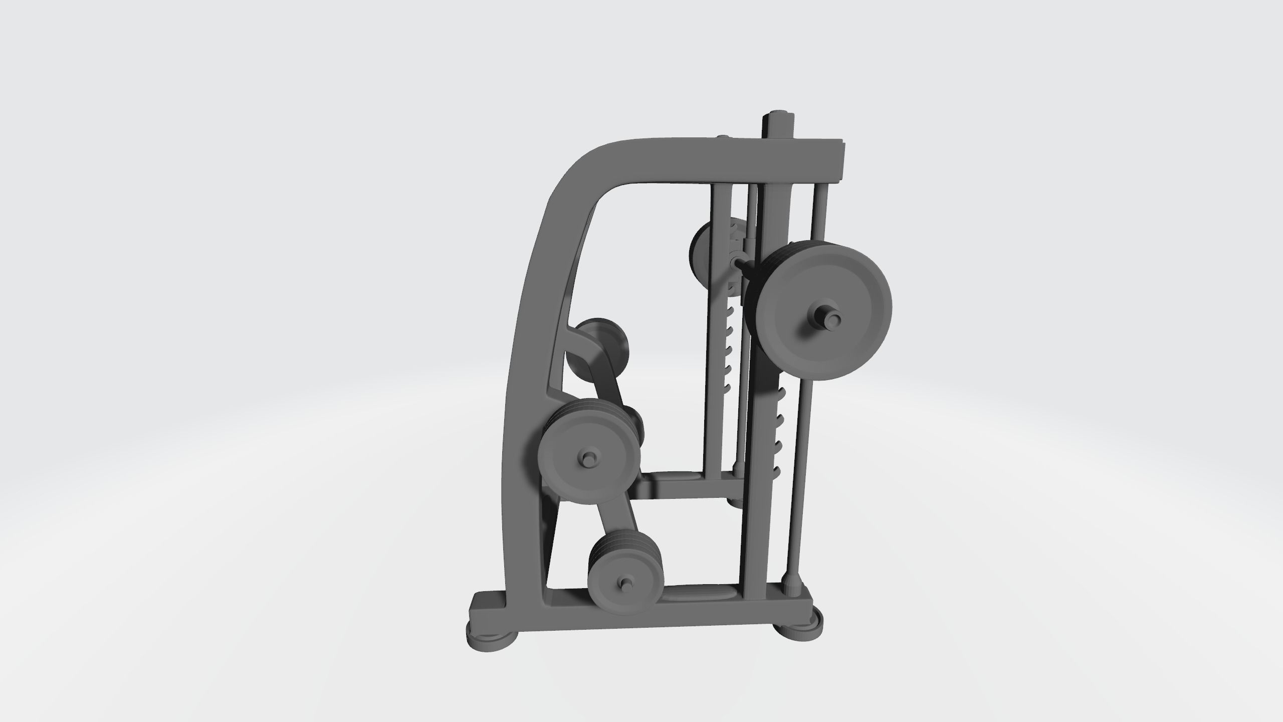 Smiths car trainer 3D print model_2