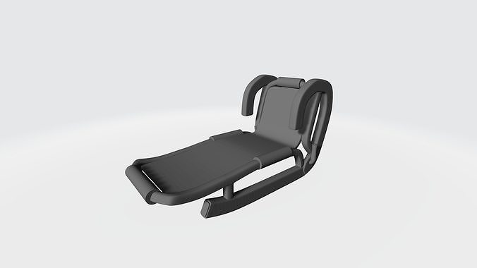 Sledge chair 3D print model
