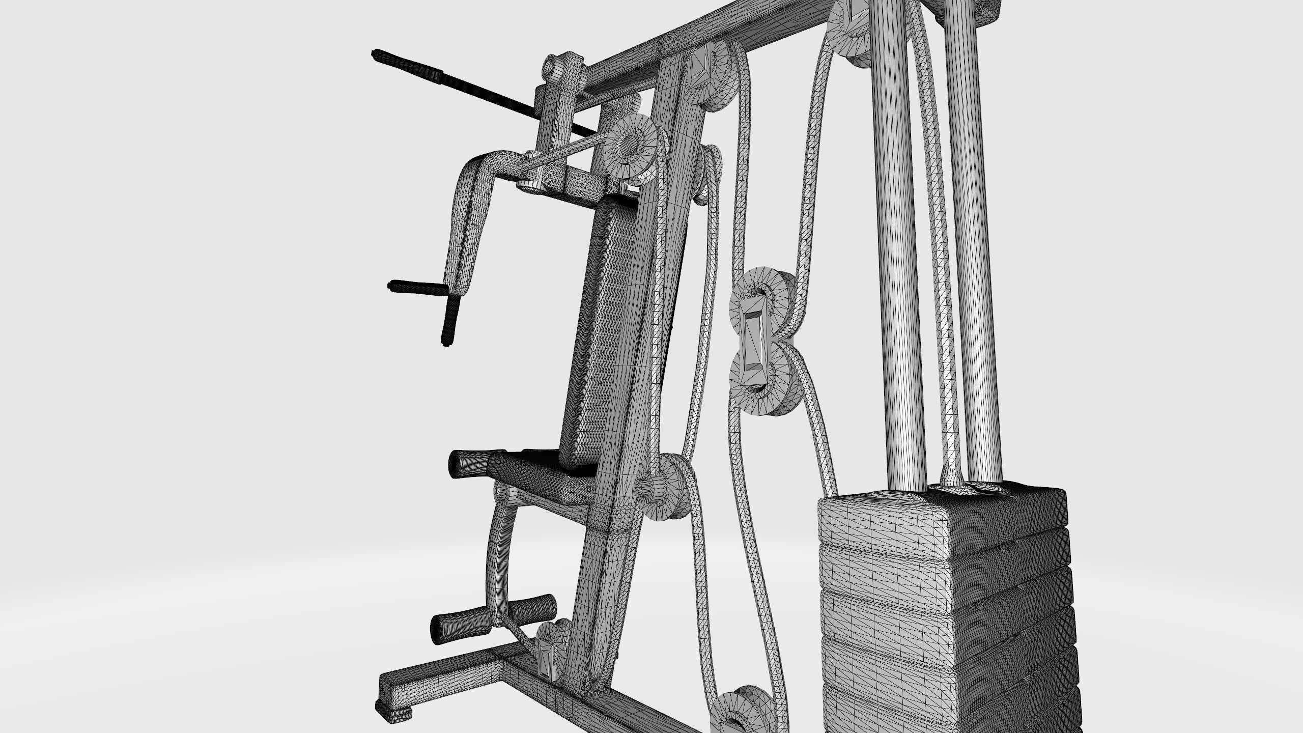 Power complex 3D print model_5